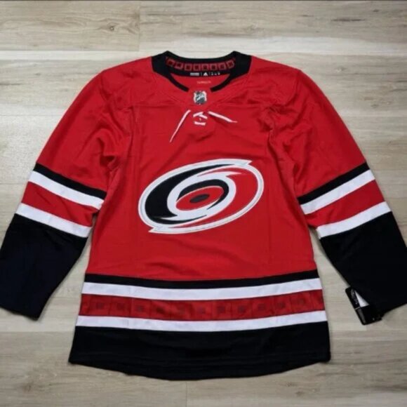 Adidas Climalite NHL Carolina Hurricanes Authentic Home Hockey Jersey - Picture 1 of 4